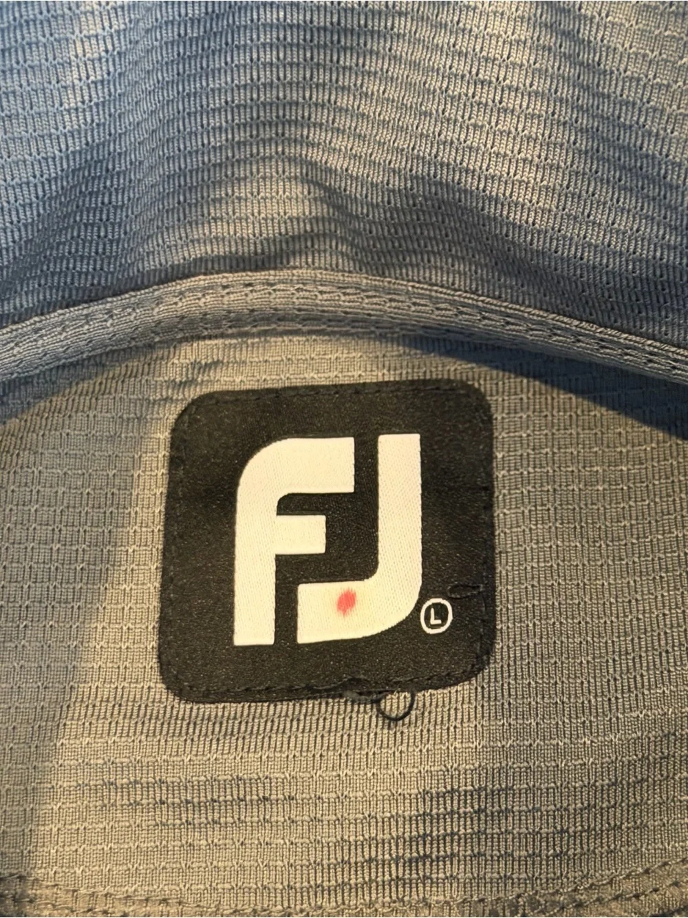 FootJoy Men's L Gray Black Colorblock 1/4 Zip Mock Neck Golf Pullover Top
